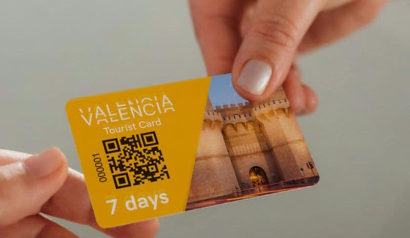 Billet Carte touristique Valencia 7 jours sans transport