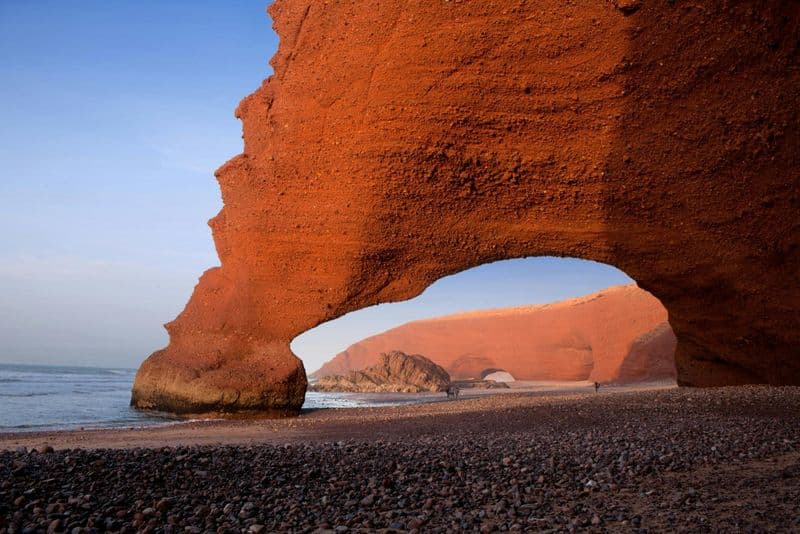 Billet Journée de loisirs à la plage de Legzira au départ d'Agadir et de Taghazout