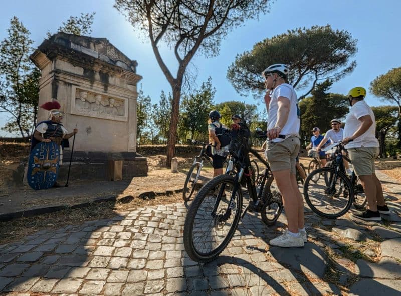 Billet Visite en E-Bike de la Voie Appienne, du Parc de l'Aqueduc et des Catacombes