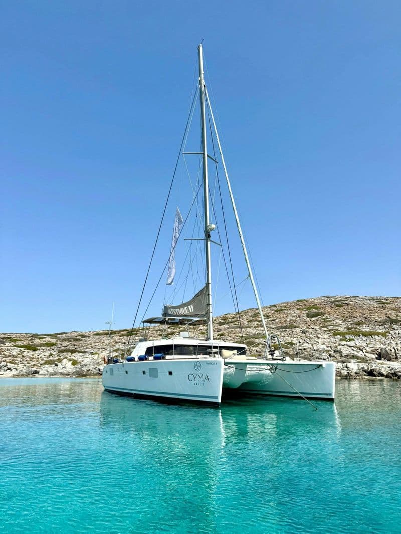 Billet Croisière privée en catamaran de luxe vers l'île de Dia en Crète