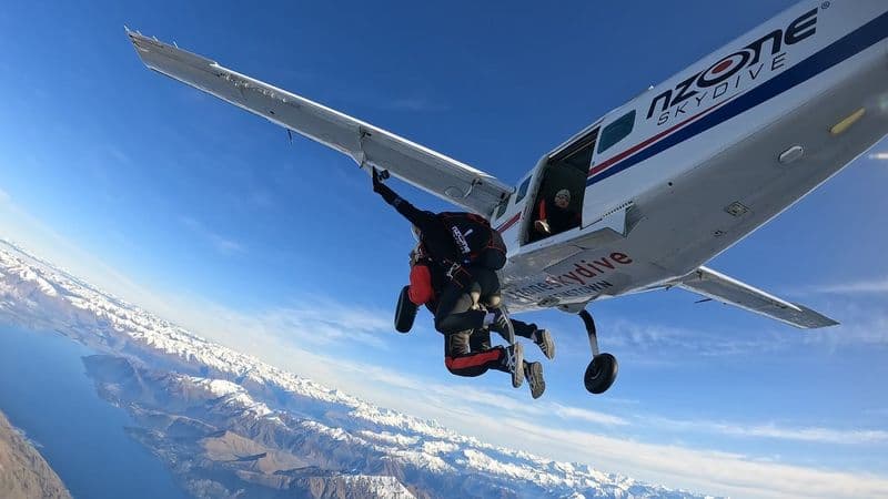 Billet Expérience de parachutisme de 9 000 pieds à Queenstown