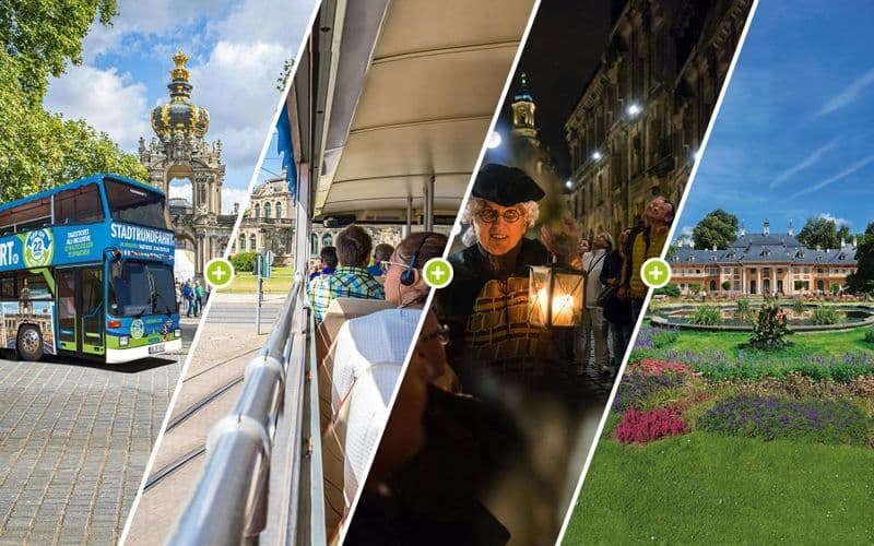 Billet Grand tour de ville à arrêts multiples à Dresde