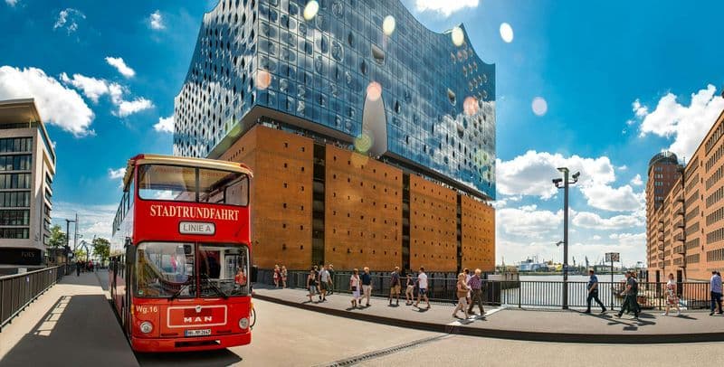 Billet Billet 1 jour pour le circuit en bus à arrêts multiples à Hambourg