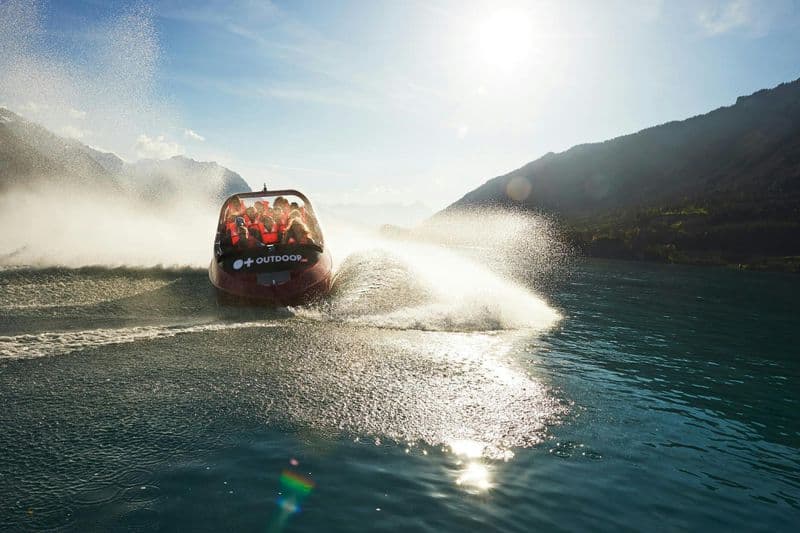 Billet Promenade panoramique en jet boat sur le lac de Brienz
