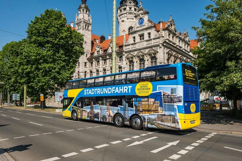 Billet Grand tour de la ville de Leipzig en bus à arrêts multiples