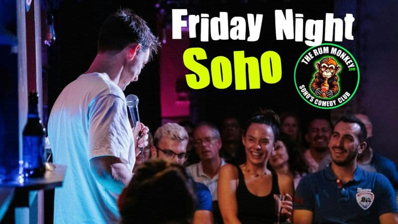 Billet Spectacle de stand-up en direct du vendredi soir au centre de Soho
