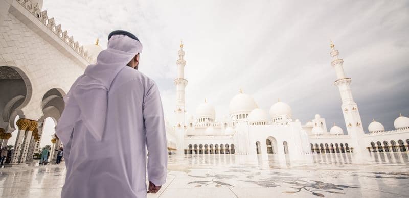Billet Half-day Sheikh Zayed Mosque guided tour with pickup from Dubai
