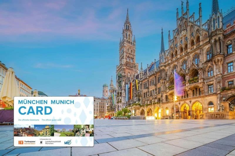 Billet Munich City Card avec transports en commun et réductions