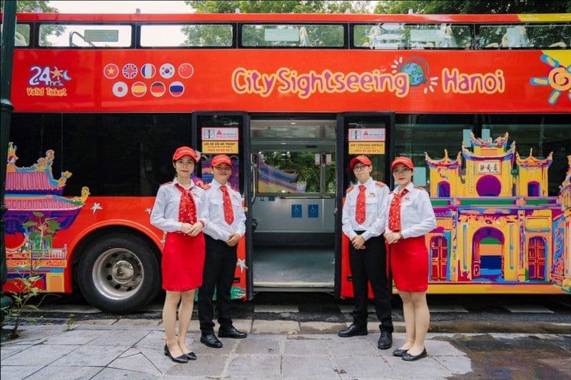 Billet Visite en bus à arrêts multiples City Sightseeing à Hanoï