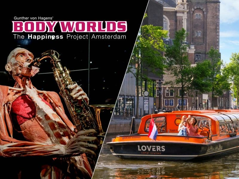 Billet Billet pour Body Worlds Amsterdam et croisière d'une heure sur les canaux