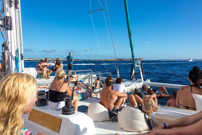 Billet Croisière en catamaran à Formentera et à S'Espalmador avec barbecue