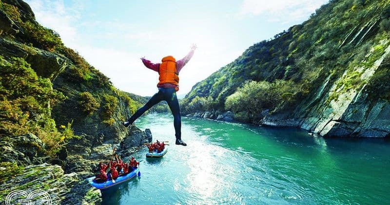 Billet Kawarau River jet to raft