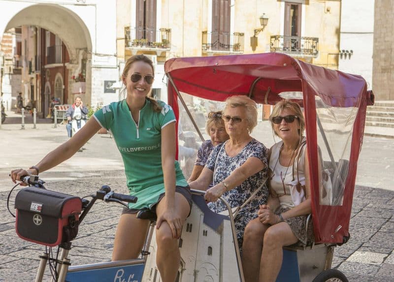 Billet Visite de la ville de Bari en pousse-pousse
