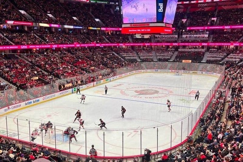 Billet Match de hockey sur glace des Sénateurs d'Ottawa au Centre Canadian Tire