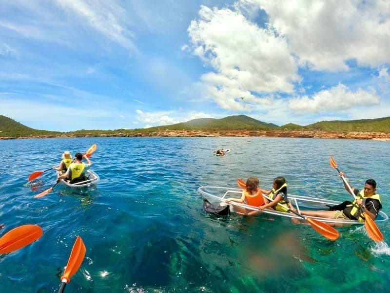 Billet Kayak transparent et Sup Tour Ibiza