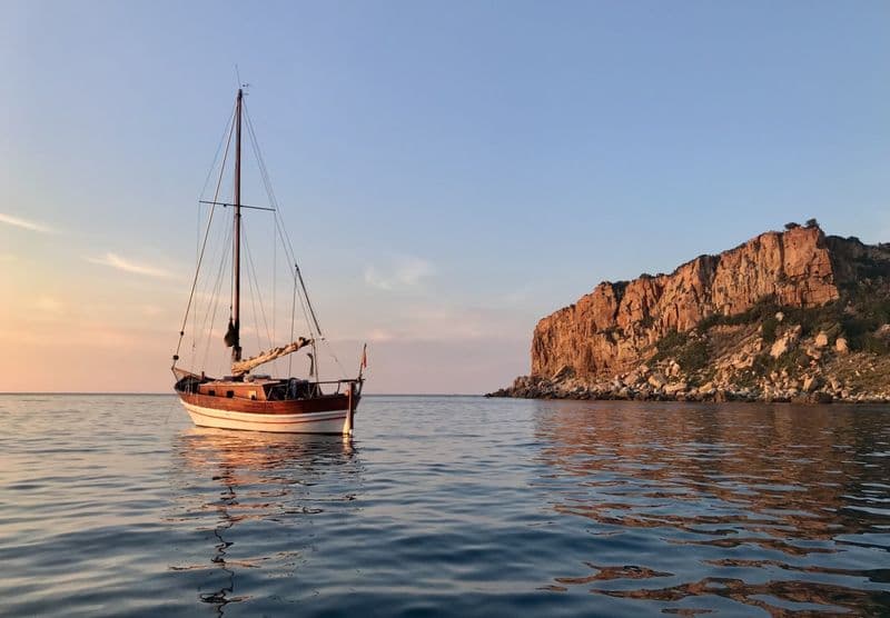 Billet Gozzo Voilier classique 1968 (Sailboat)