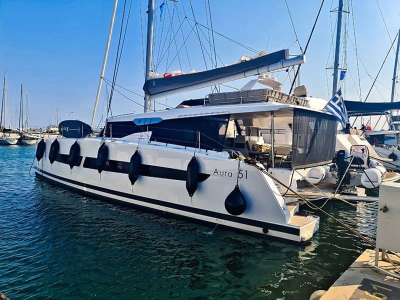 Billet Location de bateau - Fountaine Pajot Aura 51 (Multihull)