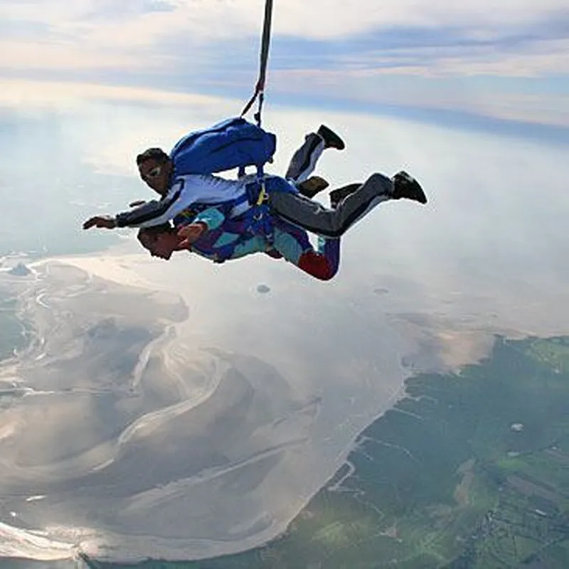 Billet Saut Parachute en tandem au Mont Saint-Michel