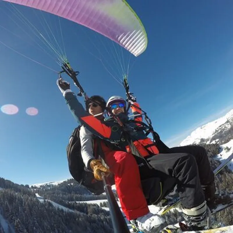 Billet Baptême en Parapente à Skis à La Clusaz