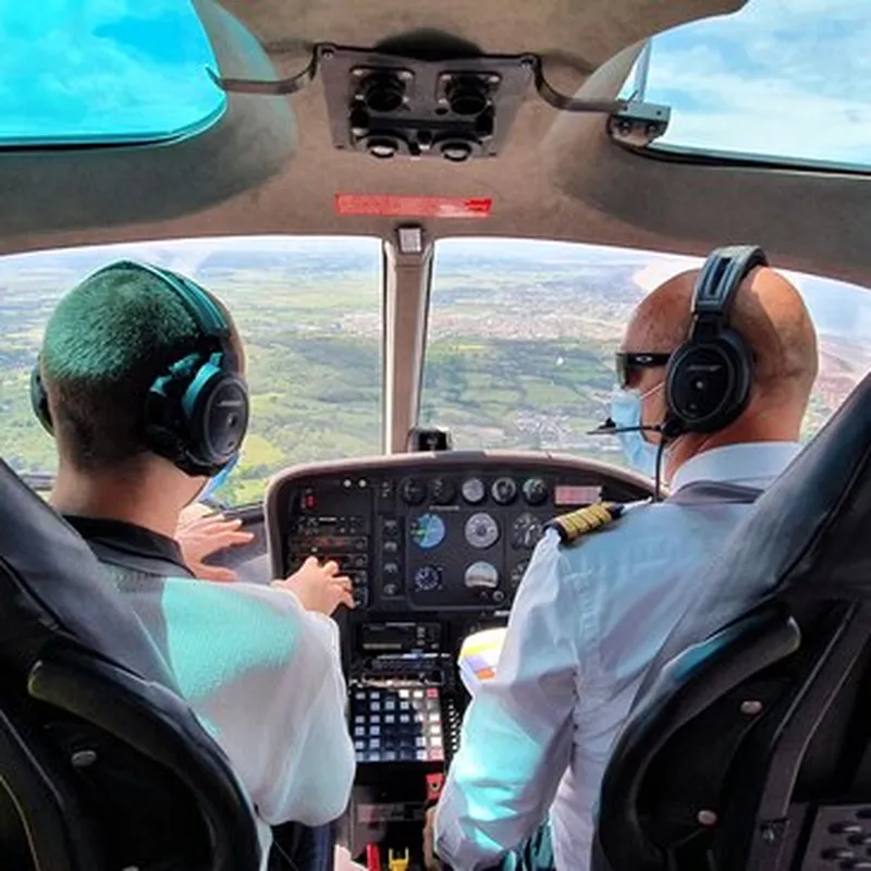 Billet Baptême en Hélicoptère à Deauville - Survol Côte Fleurie