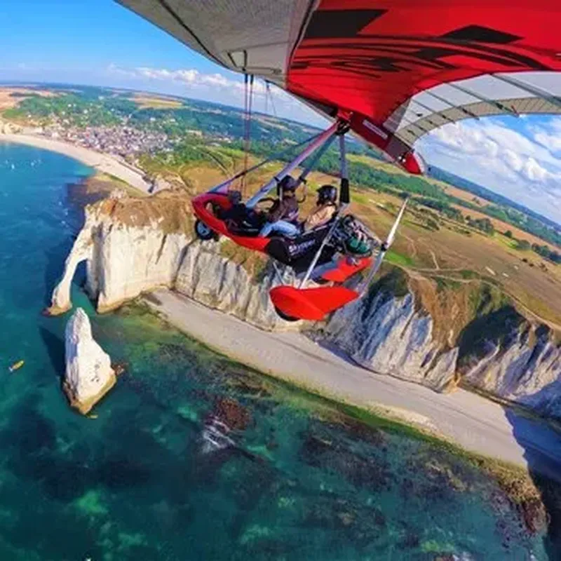 Billet Baptême en ULM Pendulaire - Survol de la Côte d'Albâtre