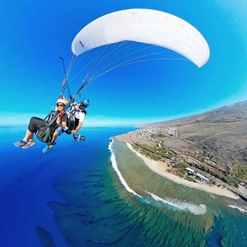 Billet Baptême en Parapente à Saint-Leu à la Réunion