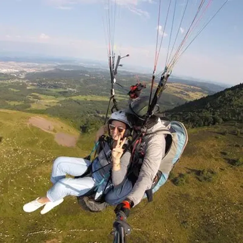 Billet Baptême en Parapente près de Clermont-Ferrand - Chaîne des Puys