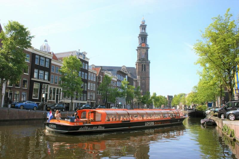 Billet Amsterdam : Croisière sur les canaux avec Lovers depuis Leidseplein