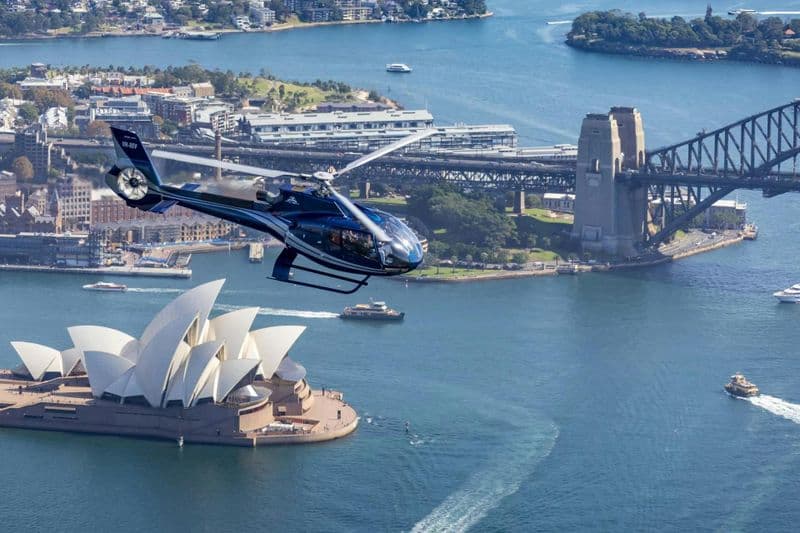 Billet Tour de Sydney en hélicoptère : 20 minutes de vol panoramique dans le port