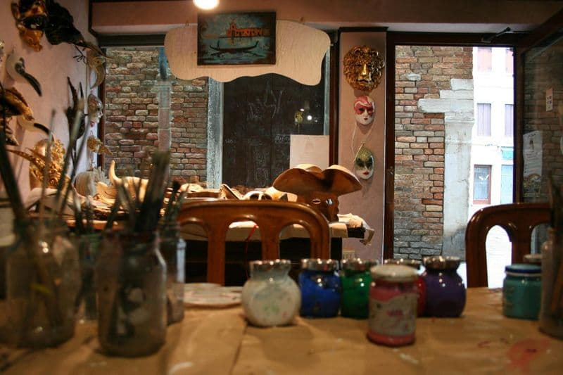 Billet Venise : Atelier de fabrication de masques de carnaval