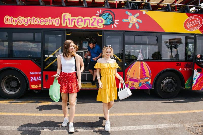 Billet City Sightseeing Florence : 24 heures ou 48 heures de visite en bus Hop-on Hop-off