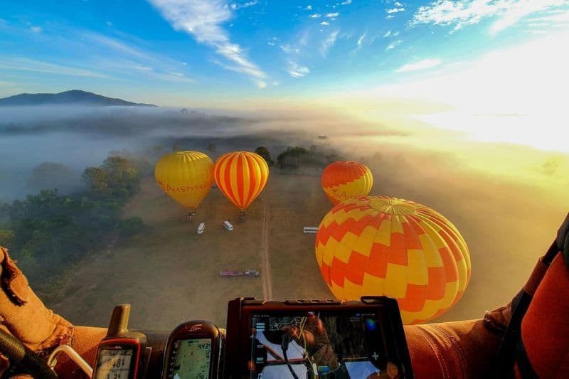 Billet Gold Coast : Vol en montgolfière + transfert + petit-déjeuner + activités facultatives