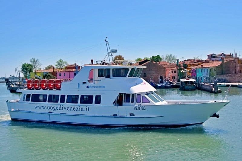Billet Murano, Burano et Torcello : Excursion en bateau d'une journée + fabrique de verre