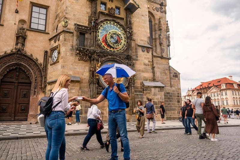 Billet Prague : Visite de la ville à pied + Tour de l'horloge astronomique