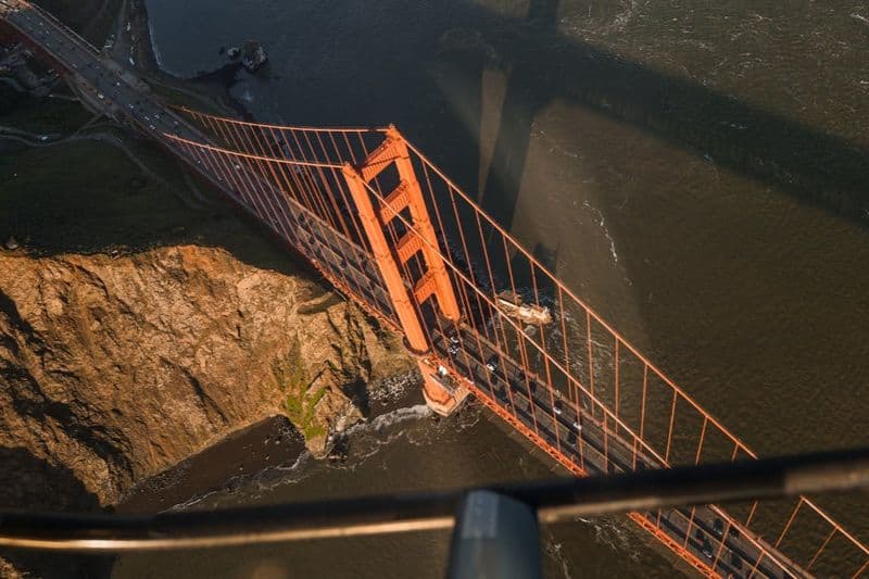 Billet San Francisco : Aventure en hélicoptère sur le Golden Gate