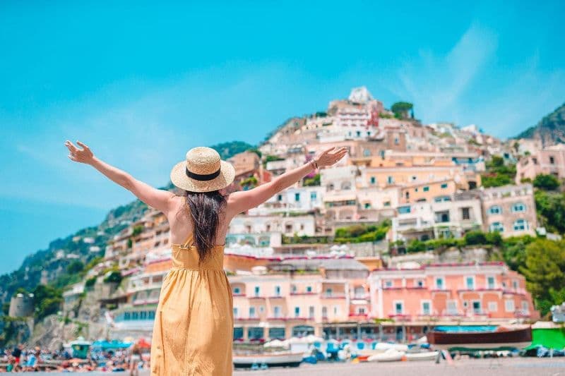 Billet Côte amalfitaine et Positano : excursion d'une journée depuis Rome + croisière côtière