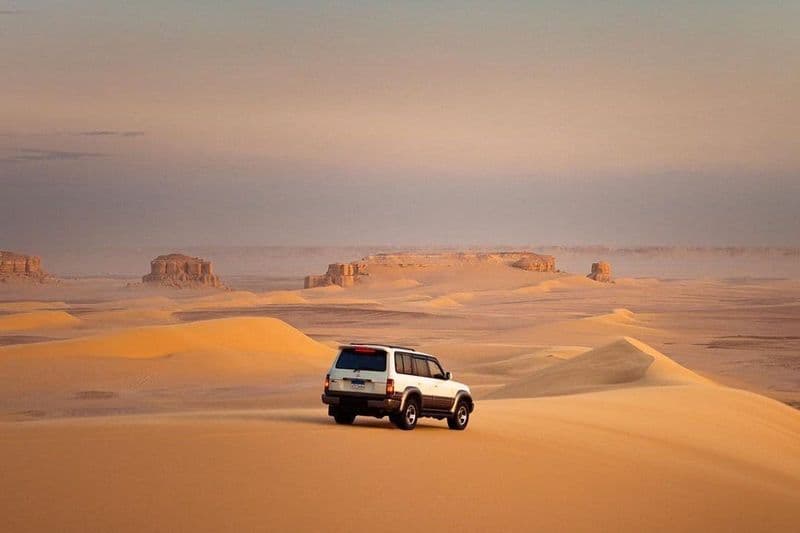 Billet Wadi El Rayan : Safari dans le désert en 4X4, planche à sable et promenade à dos de chameau depuis Le Caire ou Gizeh