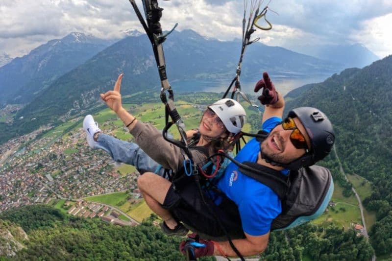 Billet Interlaken : Vol en parapente