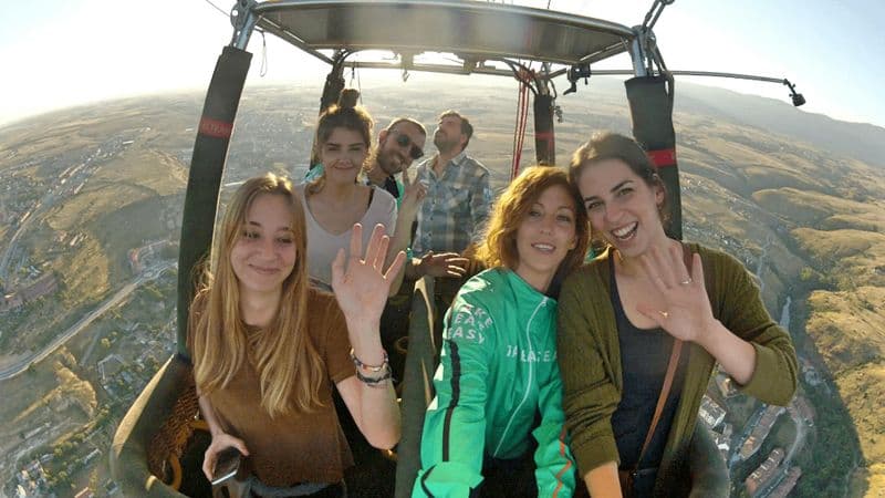 Billet Vol en montgolfière au-dessus de Ségovie avec transport depuis Madrid