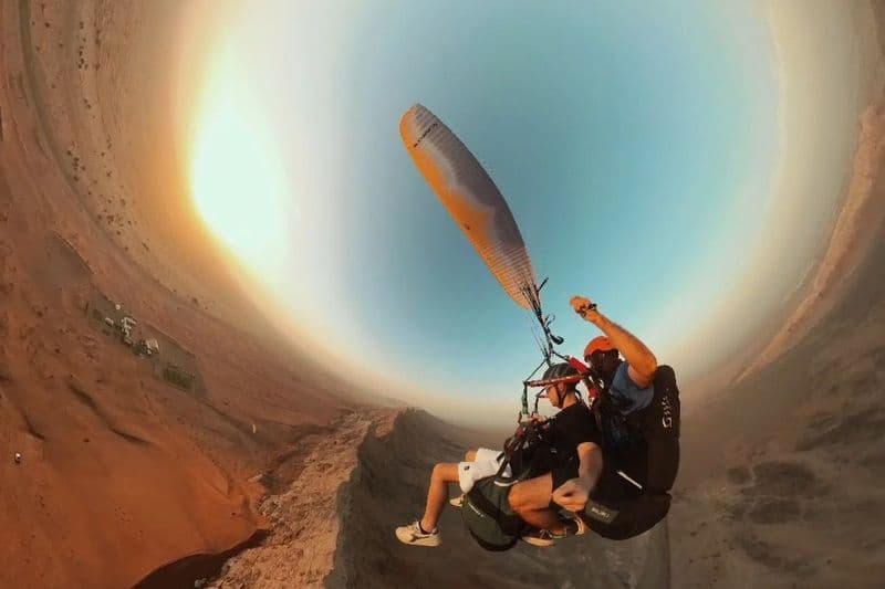 Billet Sharjah : Expérience guidée de parapente en tandem