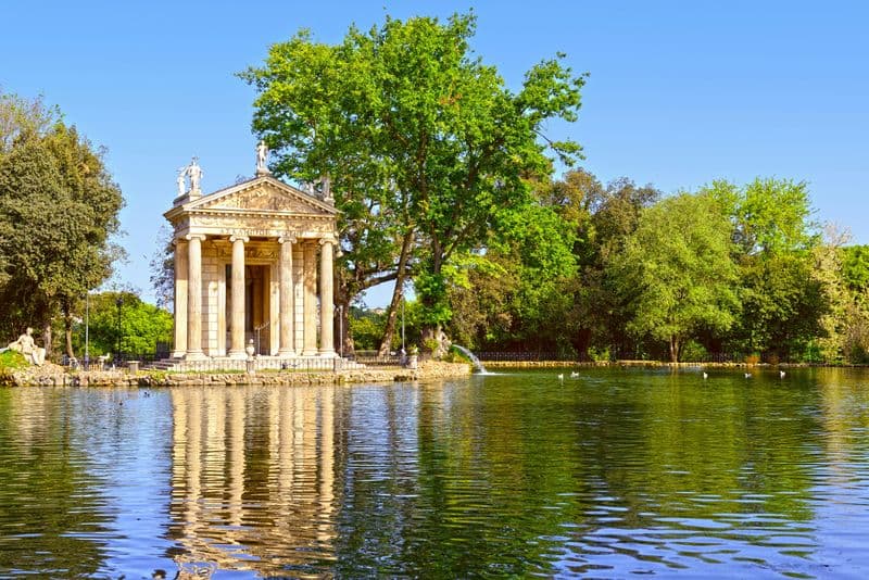 Billet Jardins de Villa Borghese en voiturette de golf