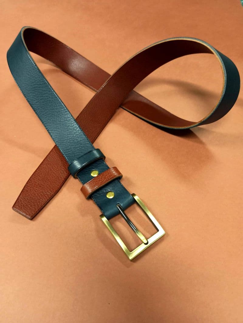 Billet Fabriquez votre ceinture réversible en cuir