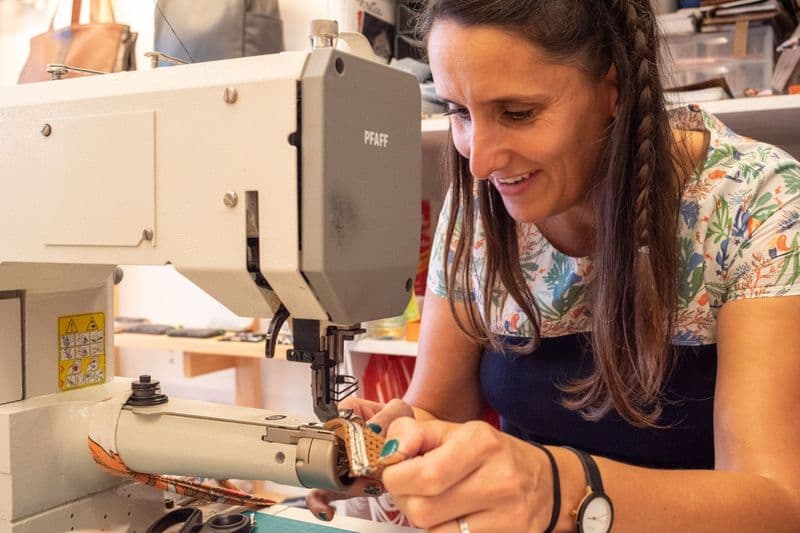 Billet Cousez votre pochette en cuir