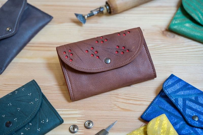 Billet Concevez votre porte-monnaie en cuir