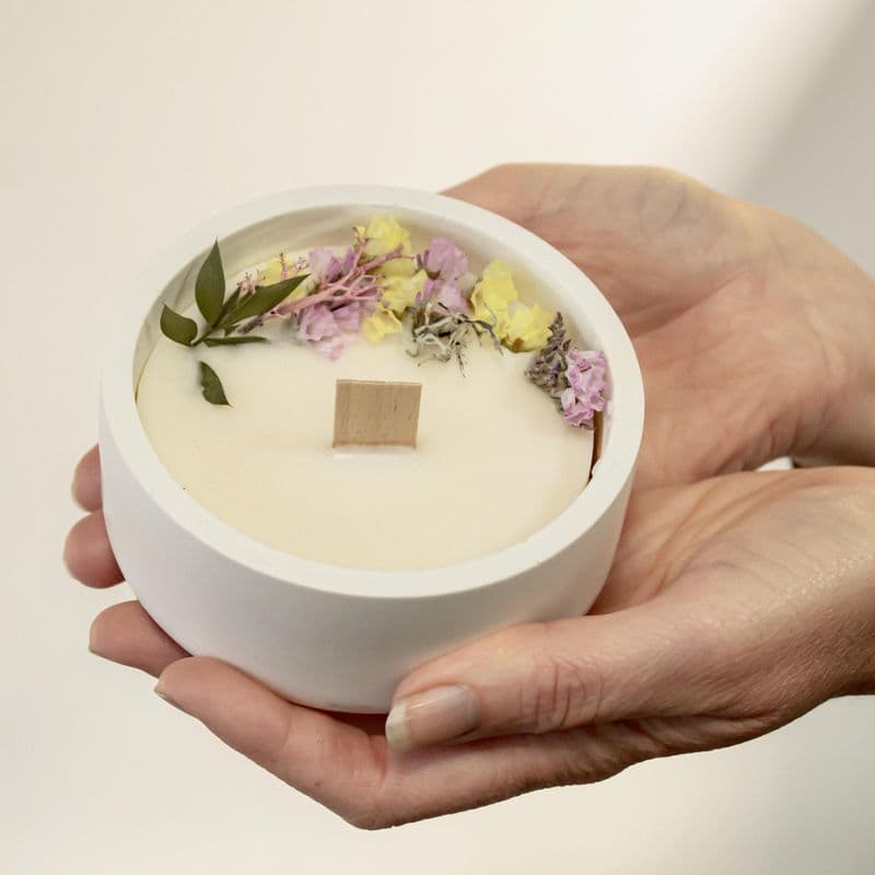 Billet Réalisez votre bougie parfumée fleurie