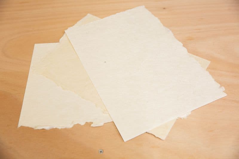 Billet Réalisez votre papier à partir de coton