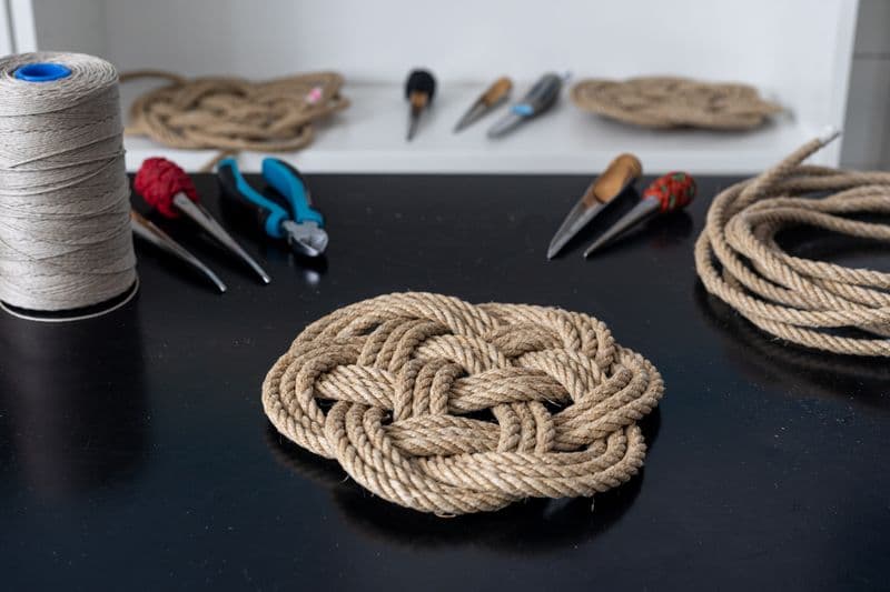 Billet Fabriquez votre dessous de plat en nœud de marin