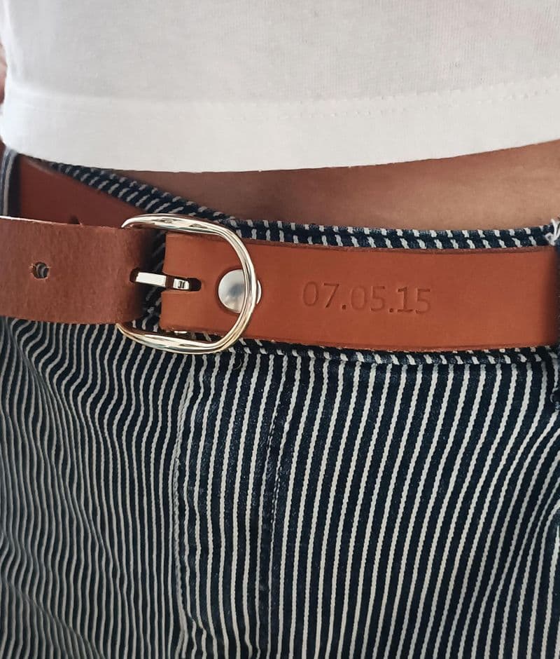 Billet Fabriquez votre ceinture en cuir