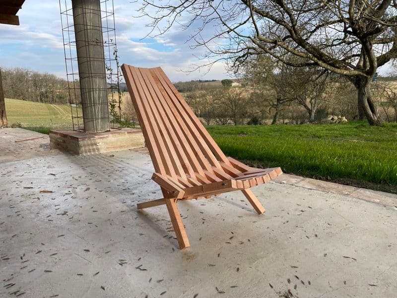 Billet Fabriquez votre chaise de jardin en bois