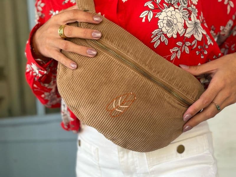 Billet Atelier - Brodez votre banane en velours côtelé